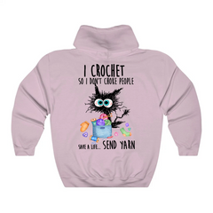 I Crochet So I Don't Choke People Hoodie