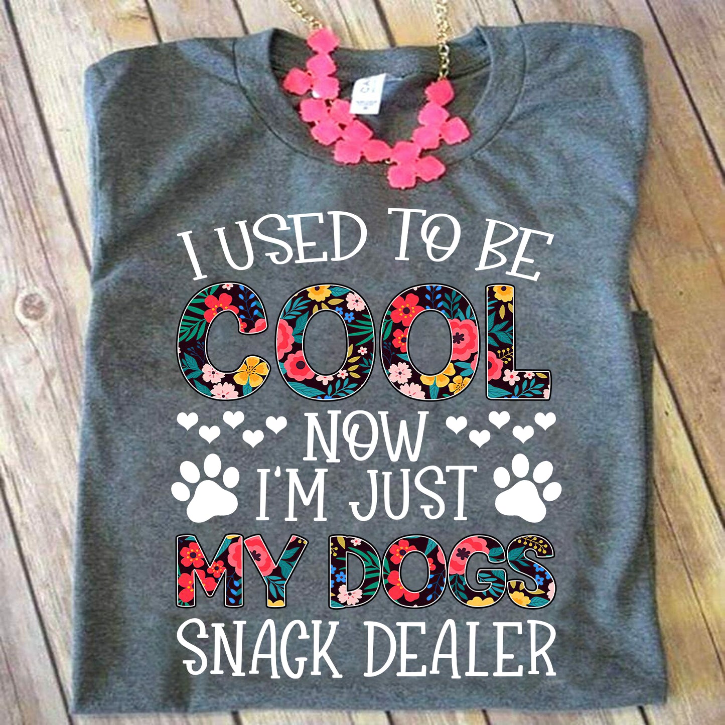 I Use To Be Cool Now I'm Just My Dogs Snack Dealer Shirt