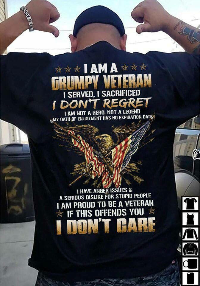 I am a grumpy veteran Shirt