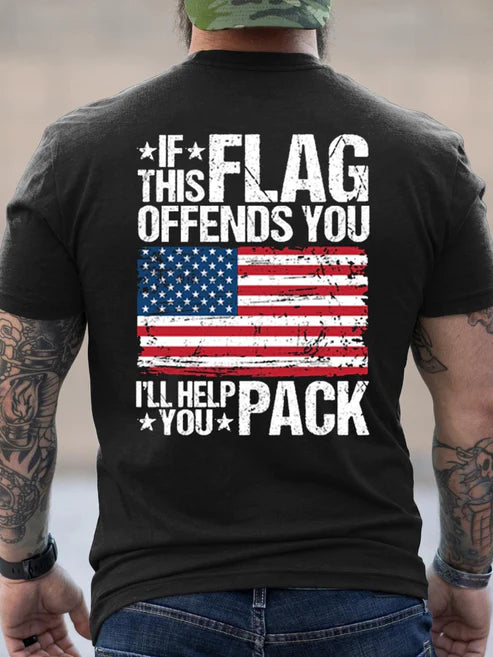 If This Flag Offends You I'll Help You Pack Shirt