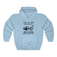 Jeeps And Dogs Make Me Happy Hoodie