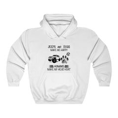 Jeeps And Dogs Make Me Happy Hoodie