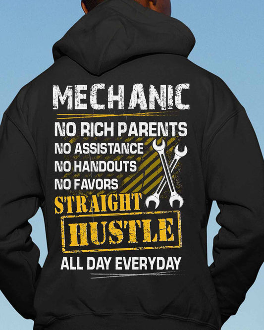 Mechanic Straight Hustle All day Everyday Hoodie