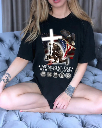 Memorial Day We Will Never Forget Shirt