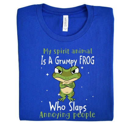 My Spirit Animal Is A Grumpy Frog Shirt