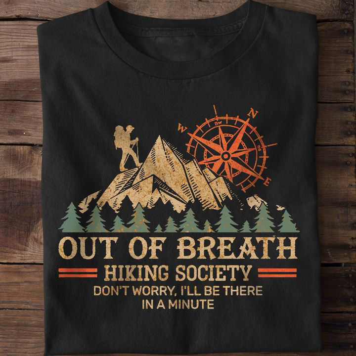 Out of Breath Hiking Society Shirt