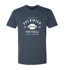 Polk High Football City Champs Unisex Soft Tee