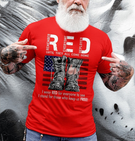 Red Fridays Shirt - Remember Everyone Deployed