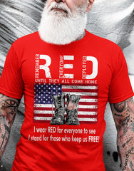 Remember Everyone Deployed Until They All Come Home Shirt