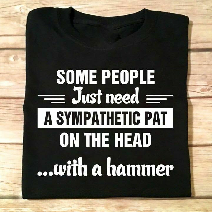 Some people just need a sympathetic pat on the head with a hammer T-Shirt