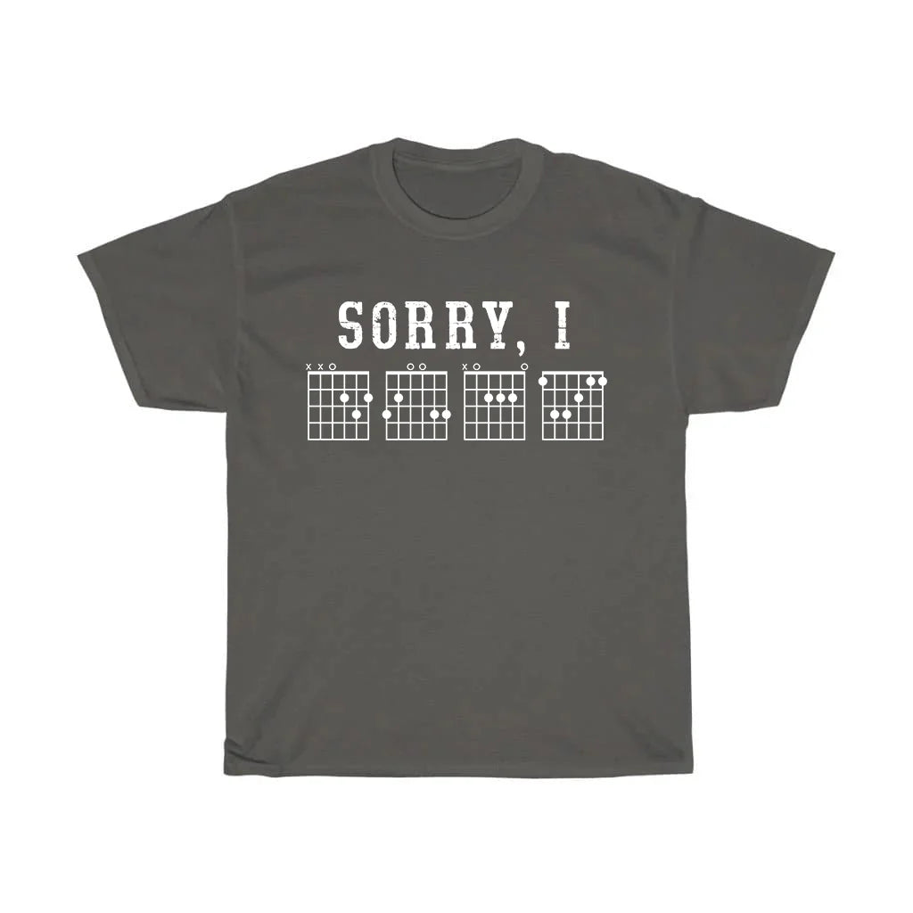 Sorry I DGAF guitar Unisex T-Shirt
