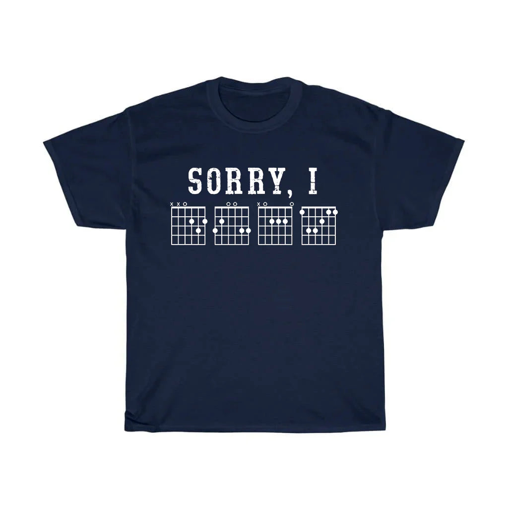 Sorry I DGAF guitar Unisex T-Shirt