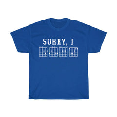 Sorry I DGAF guitar Unisex T-Shirt