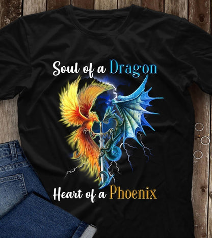 Soul of a Dragon Heart of a Phoenix T-Shirt