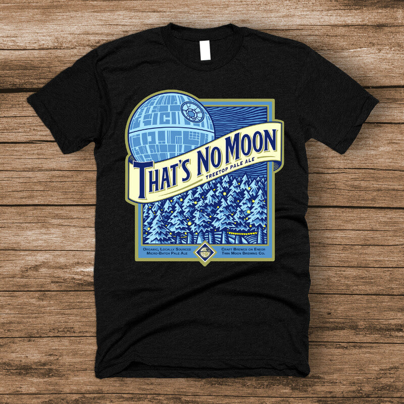 That’s No Moon Star Wars Blue Moon Parody Shirt