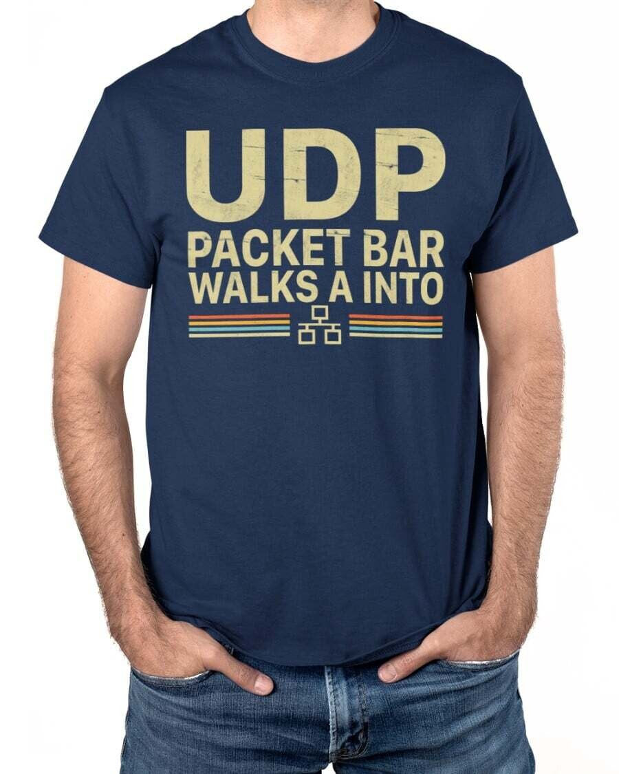 Udp Packet Bar Walks A Into Shirt