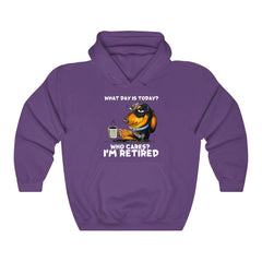 What Day Is To Day Who Cares I'm Retired Hoodie