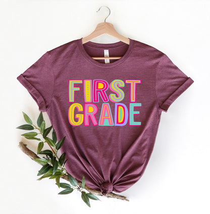 Hello First Grade Back To School Shirt