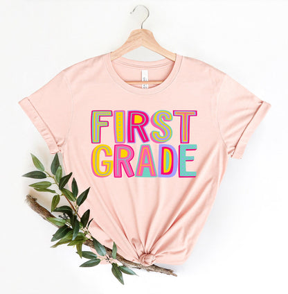 Hello First Grade Back To School Shirt