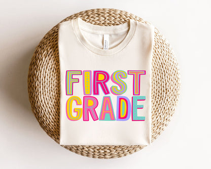 Hello First Grade Back To School Shirt