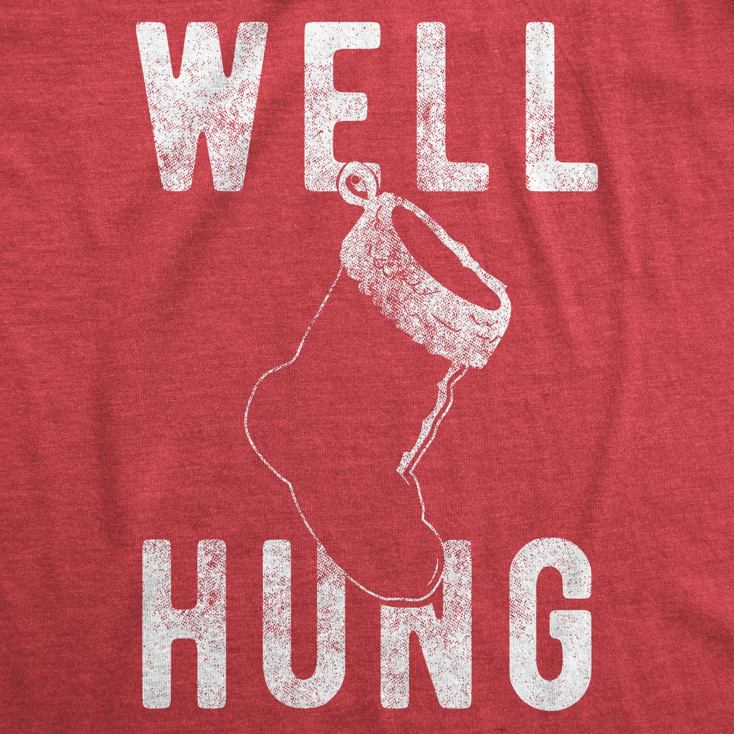 Well Hung Christmas Stocking Shirt