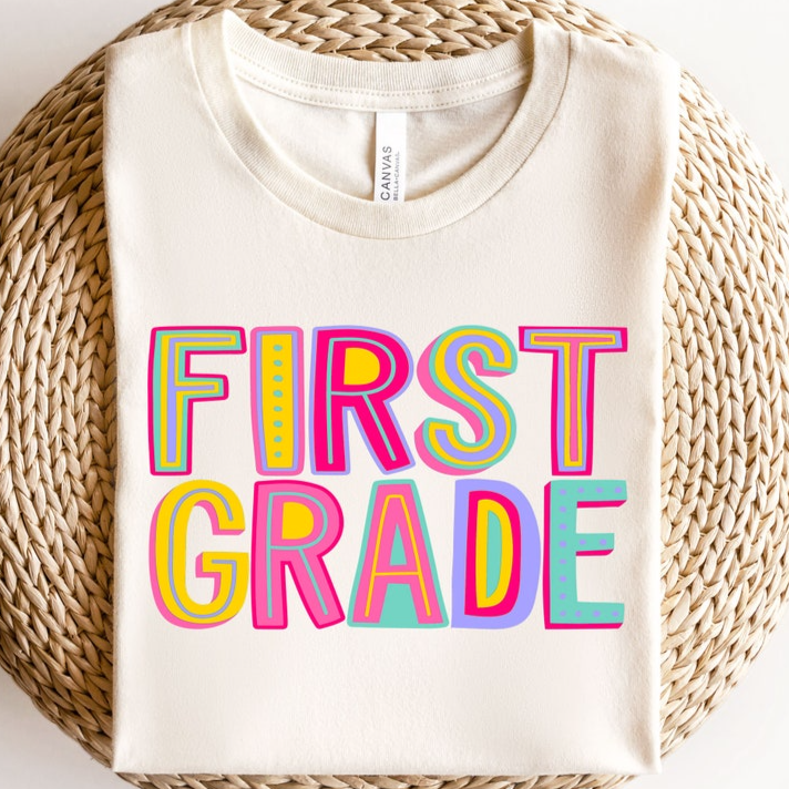 Hello First Grade Back To School Shirt