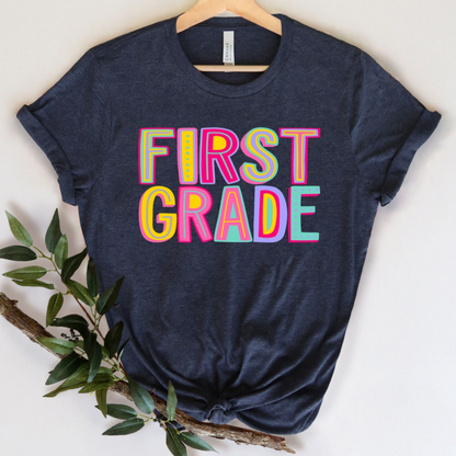 Hello First Grade Back To School Shirt