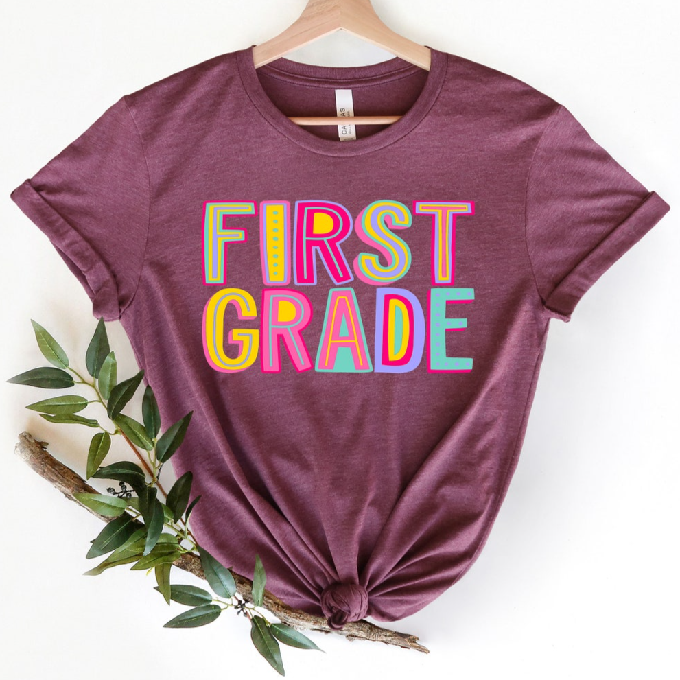 Hello First Grade Back To School Shirt