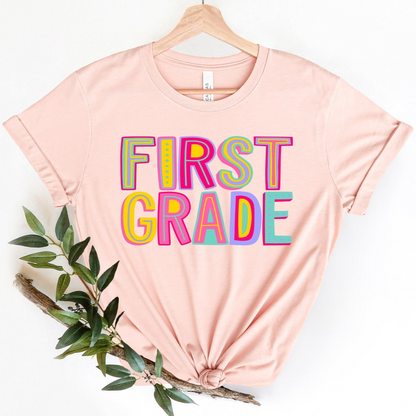 Hello First Grade Back To School Shirt