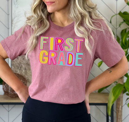 Hello First Grade Back To School Shirt