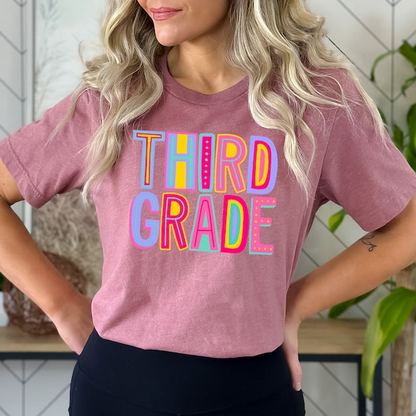 Hello Third Grade Back To School Shirt