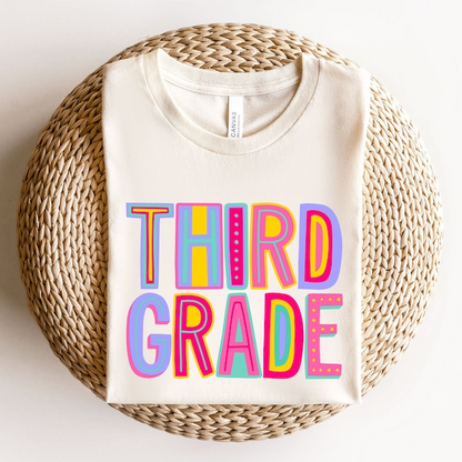 Hello Third Grade Back To School Shirt