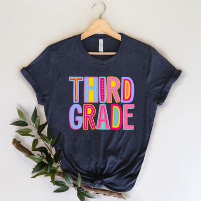 Hello Third Grade Back To School Shirt