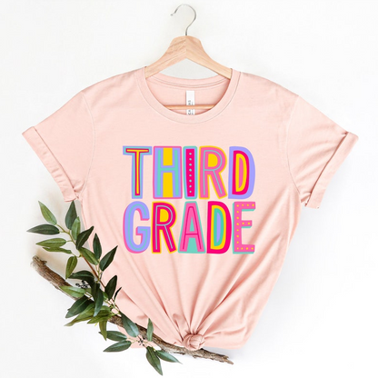 Hello Third Grade Back To School Shirt