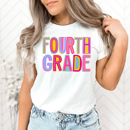 Fourth Grade Back To School Shirt