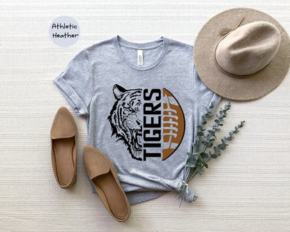 Tigers-Designed Shirt, Go Tigers Game Day Shirt, Team Spirit Shirt, Tiger Spirit Shirt, Team Mascot Shirt, Tiger Tee