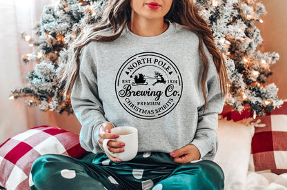 Women Brewing Co North Pole Christmas Sweatshirt