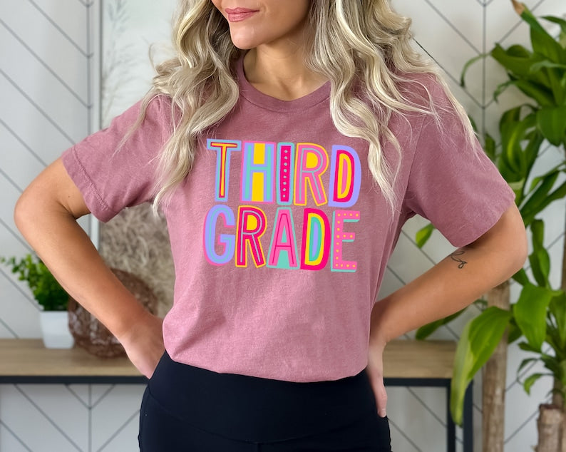 Hello Third Grade Back To School Shirt