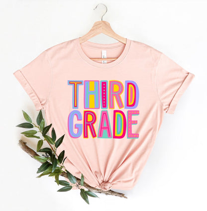 Hello Third Grade Back To School Shirt