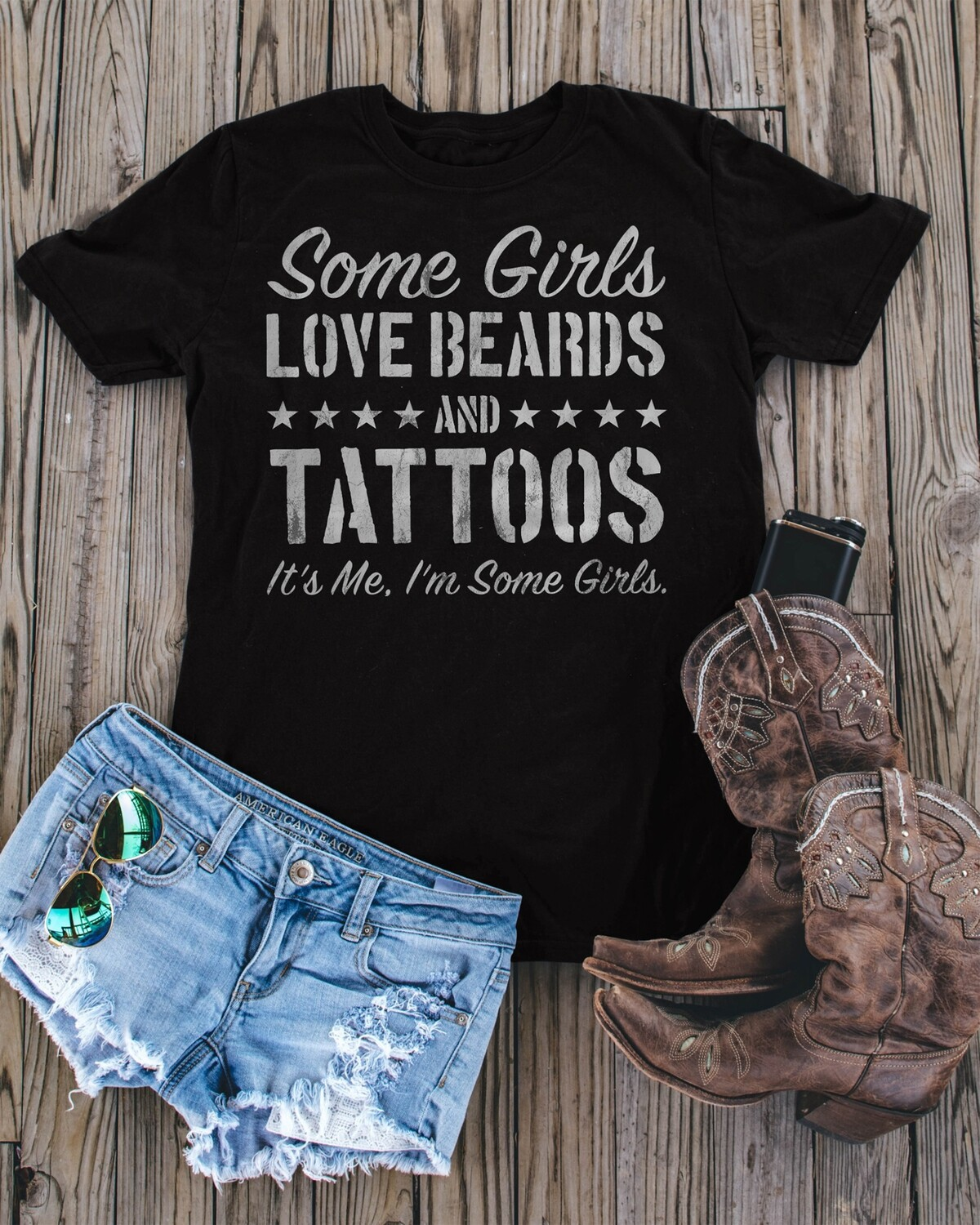 Some Girls Love Beards And Tattoos Shirt