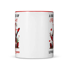 A Big Piece Of My Heart Lives In Heaven Gnome Mug