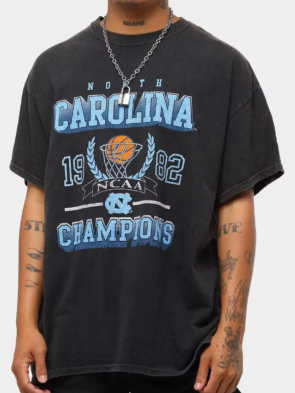 UNC Collegiate 1982 Champions Vintage Tee