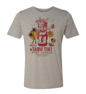 Greg's Tabu Tiki Surf Lounge Vintage T-Shirt
